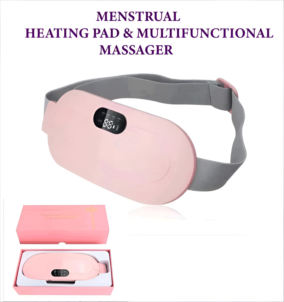 Cramp Relief Belt – Electric Heating & Massage Therapy Belt