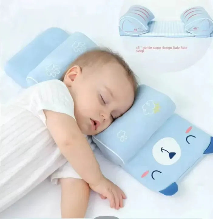 Newborn Baby Head Shaping Pillow β Soft Support Anti-Flat Head
