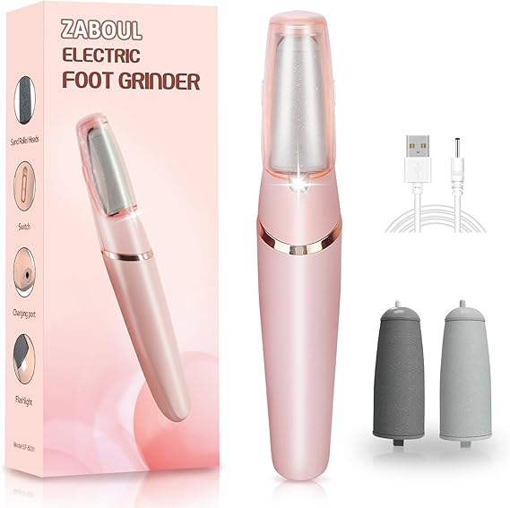 Rechargeable Electric Foot File β Callus Remover for Soft Smooth Feet