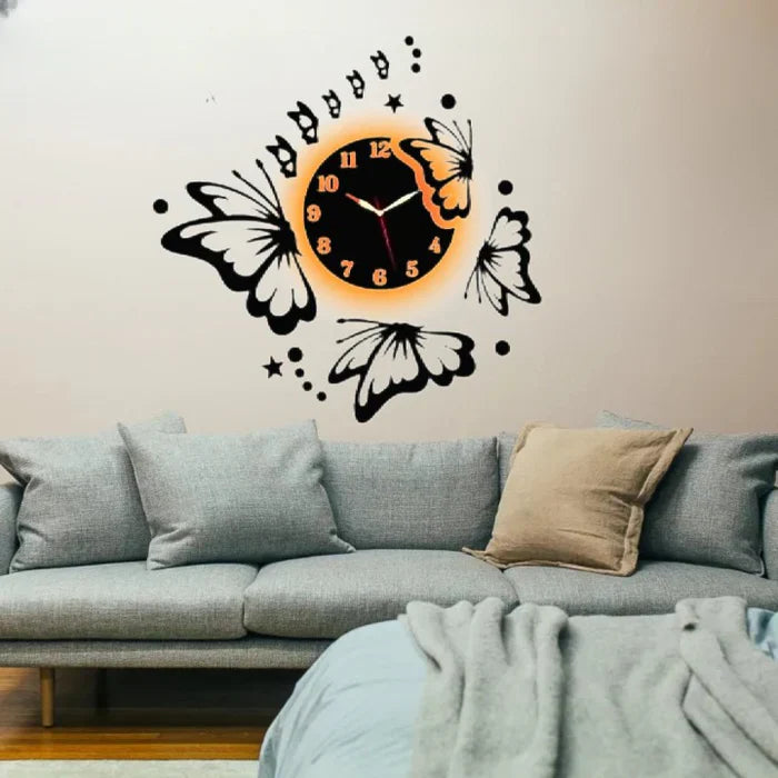 3D Wall Clock โ Modern DIY Home Decor