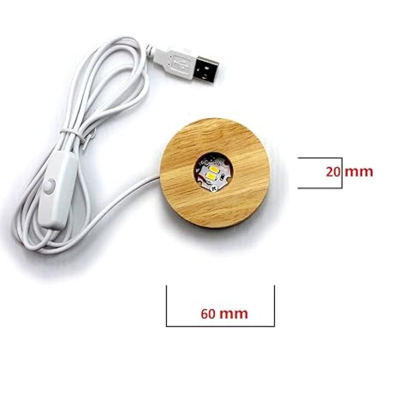 3D Moon Lamp โ Touch Control LED Night Light (Rechargeable)