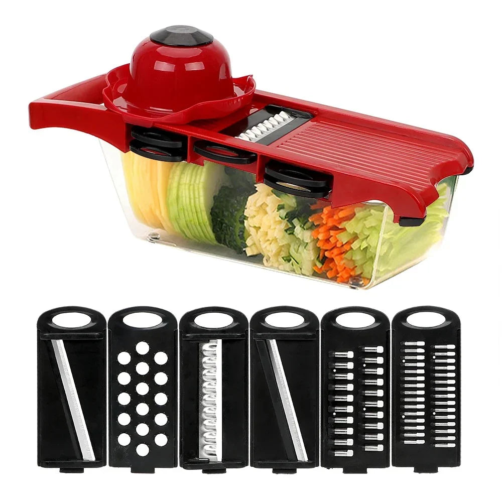10-in-1 Mandoline Slicer β Vegetable Cutter & Grater