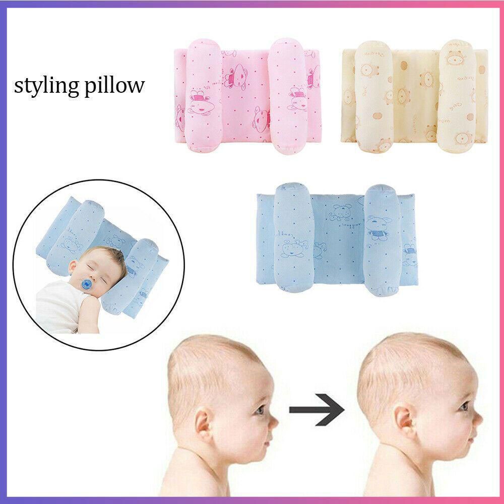 Newborn Baby Head Shaping Pillow – Soft Support Anti-Flat Head