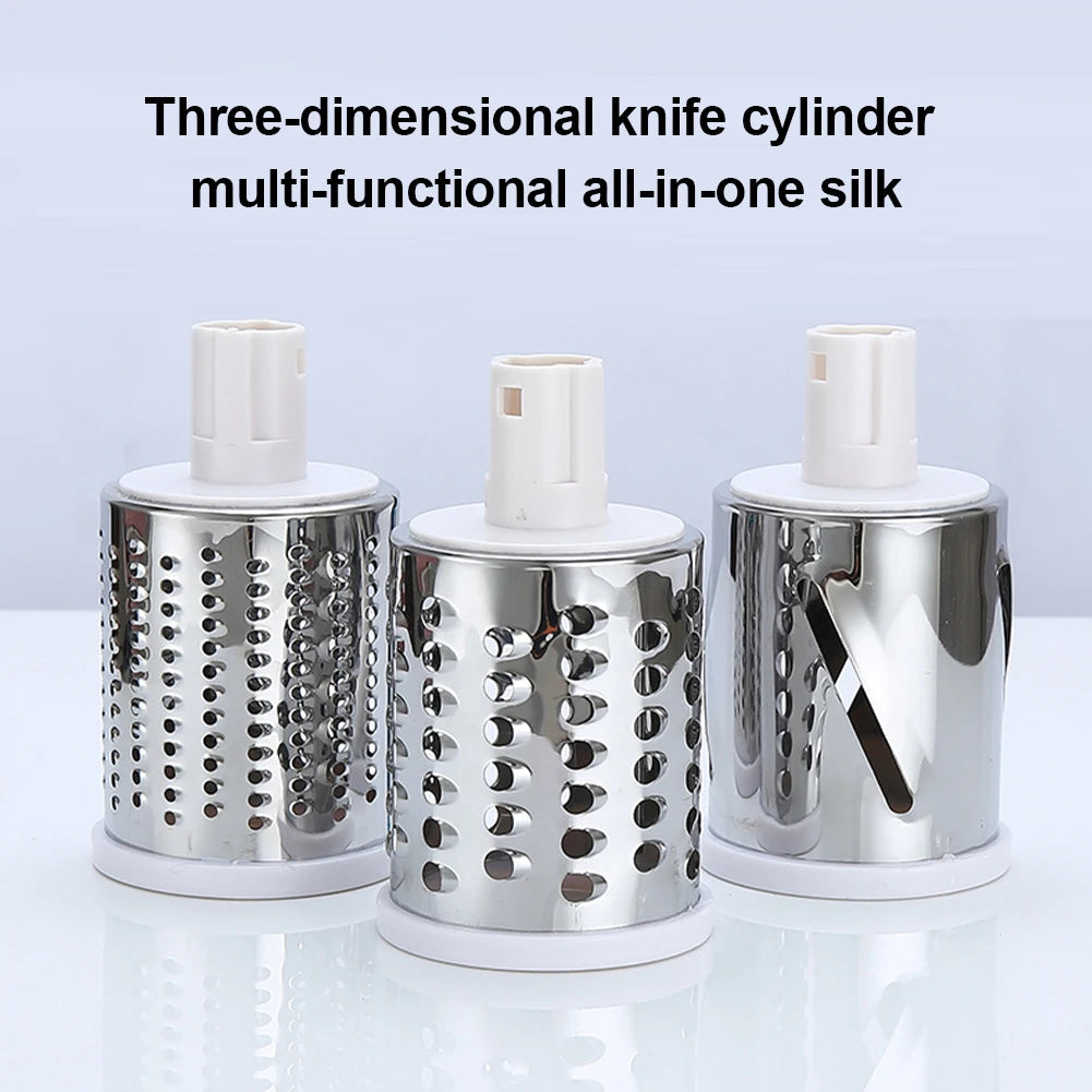 TableTop Drum Grater – Manual Vegetable Slicer & Cutter