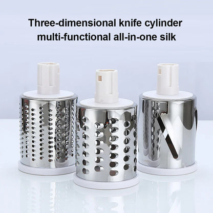 TableTop Drum Grater – Manual Vegetable Slicer & Cutter