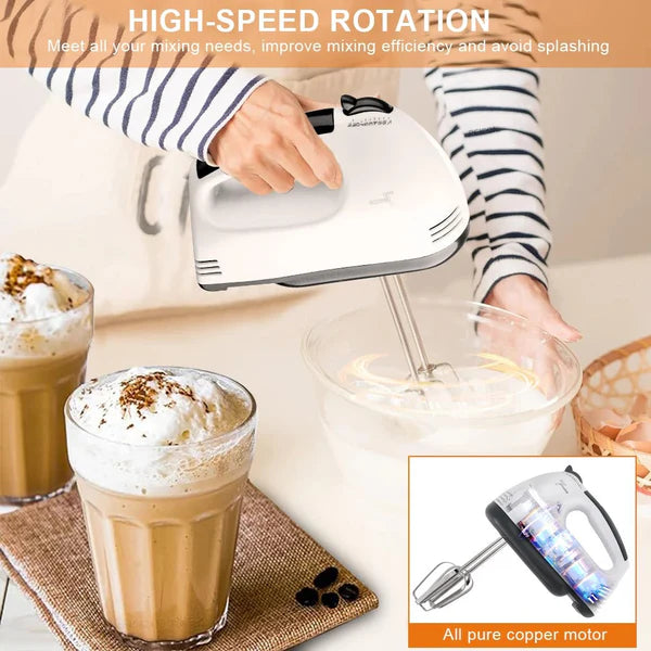 Electric Hand Mixer – Cake, Egg & Baking Beater