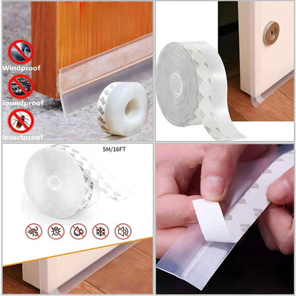 Door Sealing Strips for Sound Proofing, Insects & Dust